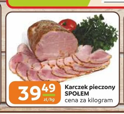 Karczek pieczony Społem promocja w Społem Częstochowa