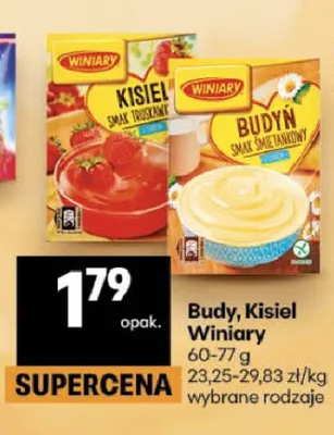 Kisiel o smaku truskawkowym Winiary promocja w Delikatesy Centrum