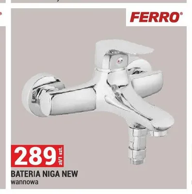 Bateria wannowa Ferro Niga New promocja w Merkury Market