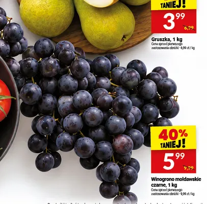 Winogrona czarne promocja w Twój Market