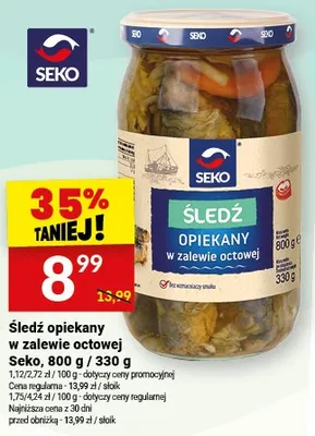 Śledź opiękany w zalewie octowej promocja w Twój Market