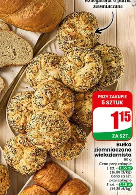 Bułka ziemniaczana wieloziarnista promocja w Dino