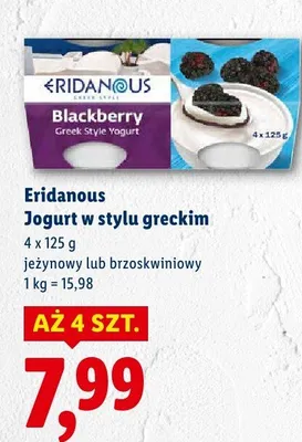 Jogurt w stylu greckim brzoskwiniowy promocja w Lidl