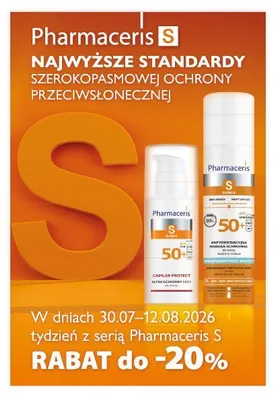 Kosmetyki do ochrony przeciwsłonecznej Pharmaceris S promocja w Ziko Dermo