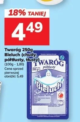 Twaróg tłusty Bieluch promocja w Hitpol
