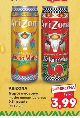 Napój owocowy Arizona Watermelon promocja w Kaufland