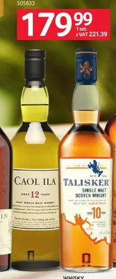 Whisky Caol Ila 12 YO promocja w Selgros