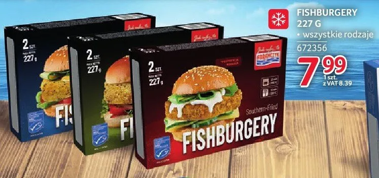 Fishburgery 227 g promocja w Selgros