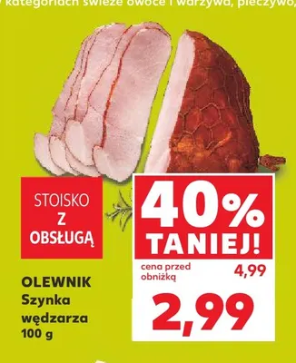 Szynka wędzarza Olewnik promocja w Kaufland