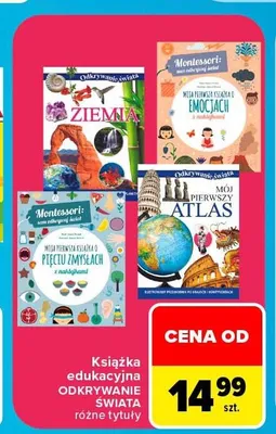 Książka edukacyjna Odkrywanie Świata Aksjomat promocja w Carrefour Market