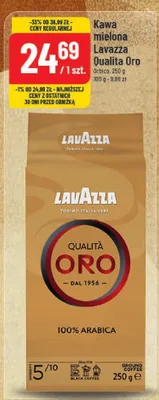 Kawa mielona Lavazza Qualità Oro promocja w POLOmarket