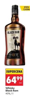 Whisky Black Ram promocja w Biedronka