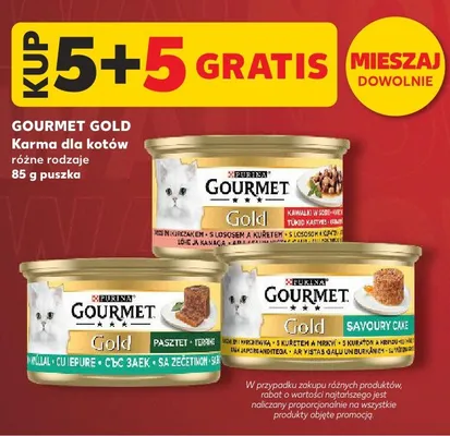 Karma dla kotów Gourmet Gold Savoury Cake promocja w Kaufland