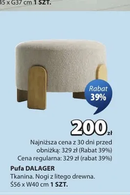 Pufa Dalager promocja w Jysk