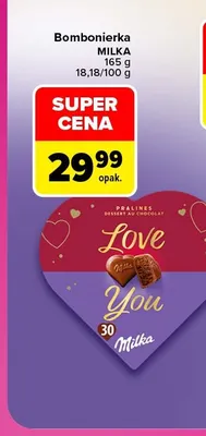 Bombonierka Milka promocja w Carrefour
