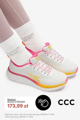 Buty sportowe Reebok Road Strider promocja w CCC