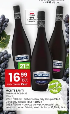 Wino Monte Santi promocja w Twój Market