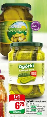 Ogórki kanapkowe promocja w Dino
