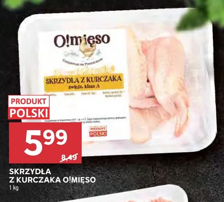 Skrzydła z kurczaka O!Mięso promocja w Stokrotka