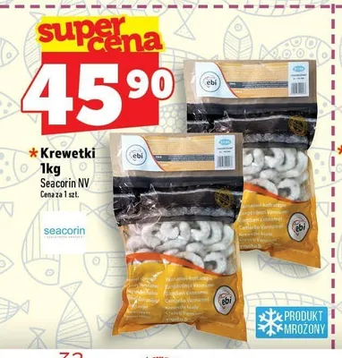 Krewetki Seacorin NV promocja w TOPAZ