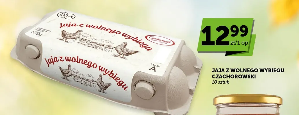 Jajka kurze z wolnego wybiegu Czachorowski promocja w Euro Sklep