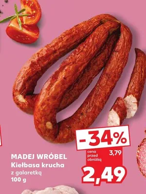 Kiełbasa krucha z galaretką promocja w Kaufland