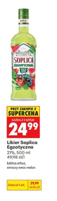 Likier Soplica Egzotyczna kaktus arbuz promocja w Biedronka