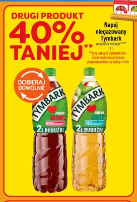 Napój niegazowany jabłko mięta Tymbark promocja w POLOmarket