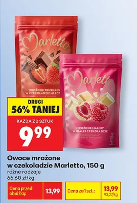Owoce mrożone w czekoladzie promocja w Biedronka