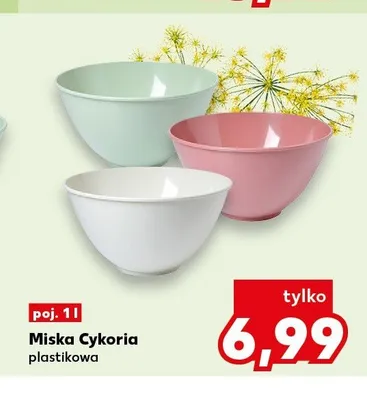 Miska plastikowa Cykoria 1 l promocja w Kaufland