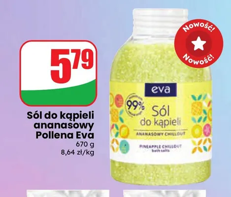 Sól do kąpieli ananasowy Pollena Eva promocja w Dino
