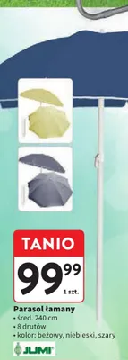Parasol łamany Jumi promocja w Intermarche