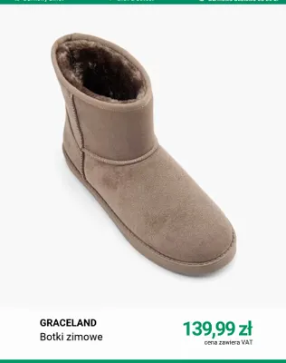 Botki zimowe Graceland promocja w Deichmann