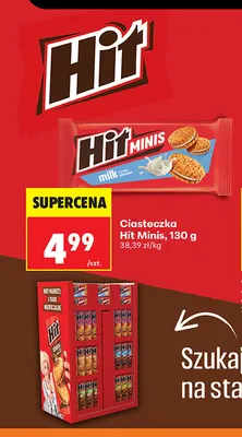 Ciasteczka Hit Minis promocja w Biedronka