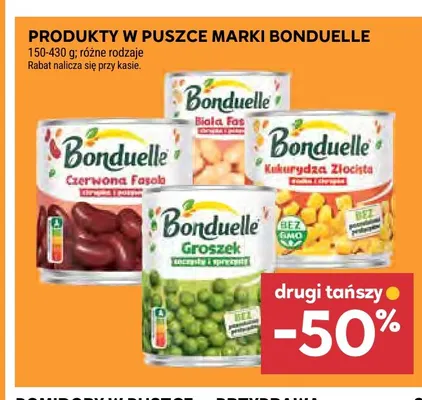Produkty w puszce Bonduelle promocja w Stokrotka