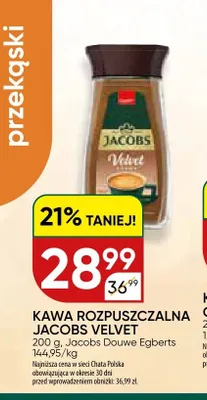Kawa rozpuszczalna Jacobs Velvet promocja w Chata Polska