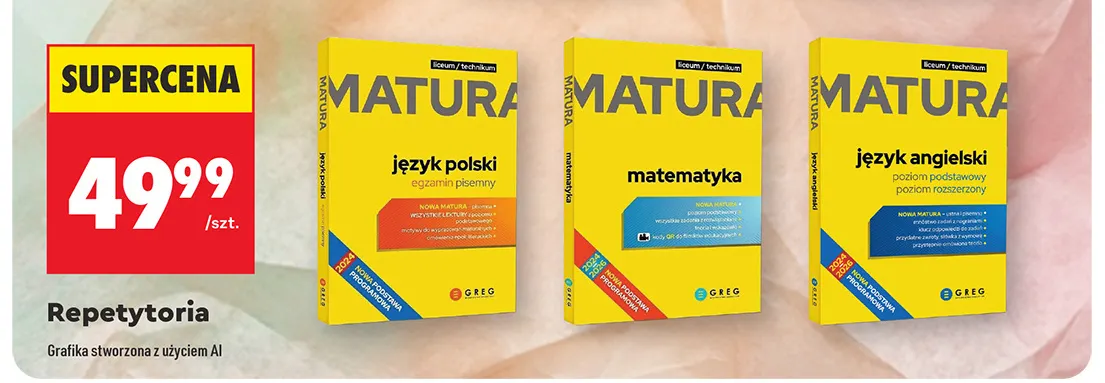 Repetytorium Matura język polski Greg promocja w Biedronka