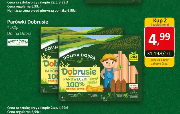 Parówki Dobrusie promocja w Market Point