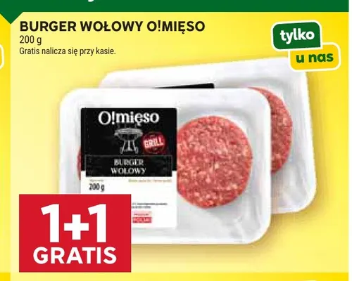 Burger wołowy O!Mięso promocja w Stokrotka