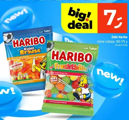 Żelki Haribo Fruchtbälle promocja w Dealz