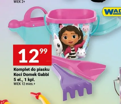 Komplet do piasku Koci Domek Gabi Wader promocja w Twój Market