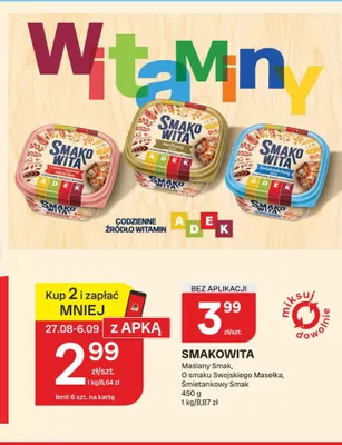 Margaryna Smakowita Maślany Smak promocja w Chorten