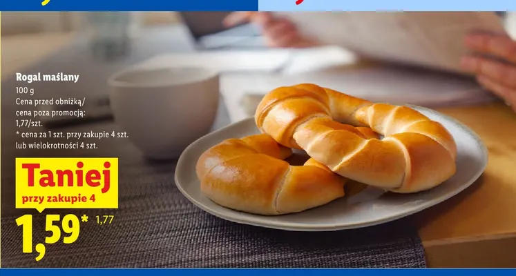 Rogal maślany promocja w Lidl