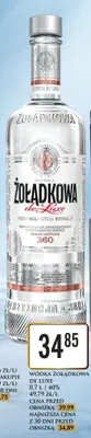 Wódka Żołądkowa de Luxe promocja w Dino