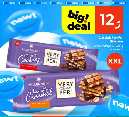 Czekolada Very Peri Chocolate Cookies Millennium promocja w Dealz