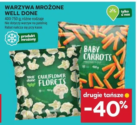 Warzywa mrożone cauliflower florets promocja w Stokrotka