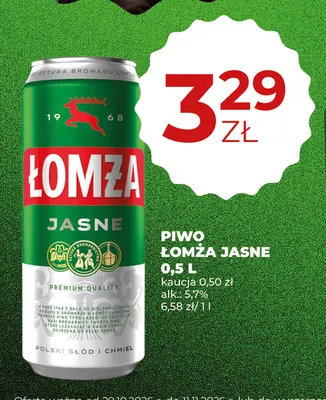 Piwo Łomża promocja w Duży Ben
