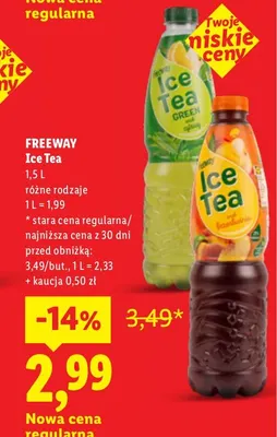Ice Tea Freeway promocja w Lidl
