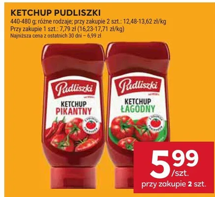 Ketchup łagodny promocja w Stokrotka