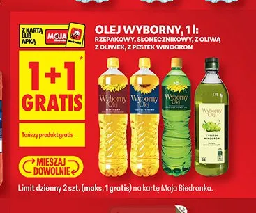 Olej rzepakowy Wyborny promocja w Biedronka